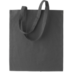 Sac shopping coton gris longues anses Kimood