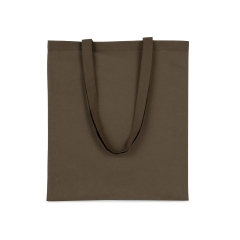 Sac shopping coton longues anses Vert Khaki Kimood