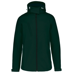 Veste softshell femme à capuche Kariban – Vert Bouteille