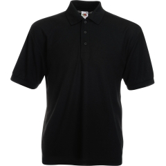 Polo homme 65/35 Noir – Fruit of the Loom (63-402-0)