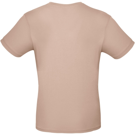 T-shirt homme col rond Rose Millennial Pink B&C E150 – vue 2