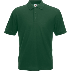 Polo homme 65/35 Fruit of the Loom Vert (Bottle Green)