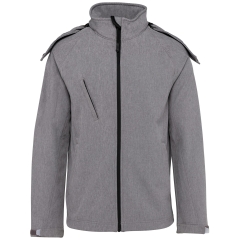 Veste Softshell Femme Capuche Amovible Kariban – Gris