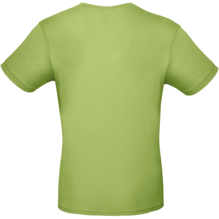 T-shirt homme col rond Vert Pistachio B&C E150 – vue 2