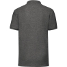 Polo homme 65/35 gris chiné Fruit of the Loom – 180 g/m² – vue 2