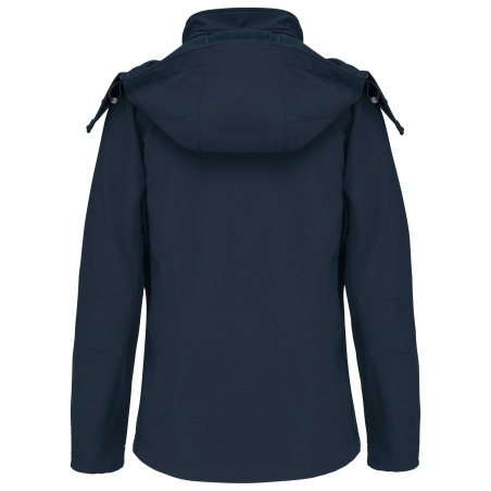 Veste Softshell à Capuche Femme Kariban Marine – vue 2
