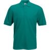 Polo homme Fruit of the Loom 65/35 Vert Emerald personnalisé