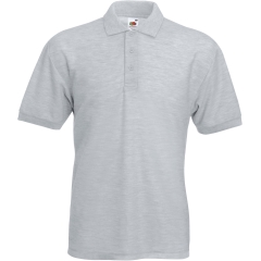 Polo homme 65/35 Fruit of the Loom – Gris Chiné