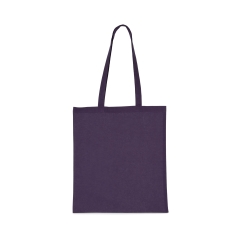 Sac shopping coton longues anses Violet – Kimood