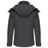 Veste softshell femme à capuche amovible Kariban – Gris – vue 2