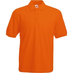 Polo homme 65/35 Fruit of the Loom Orange – 180 g/m²