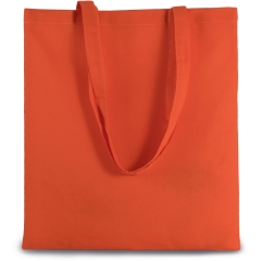Sac shopping coton longues anses Orange Spicy Kimood