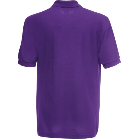 Polo homme 65/35 violet Fruit of the Loom – 180 g/m² – vue 2