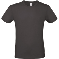 T-shirt homme col rond Noir Used Black B&C E150