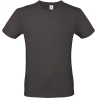T-shirt homme col rond Noir Used Black B&C E150
