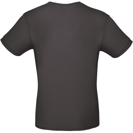 T-shirt homme col rond Noir Used Black B&C E150 – vue 2