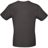 T-shirt homme col rond Noir Used Black B&C E150 – vue 2
