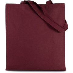 Sac shopping longues anses bordeaux Kimood – coton OEKO-TEX®