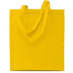 Sac shopping coton longues anses Jaune – Kimood