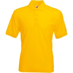 Polo homme 65/35 Fruit of the Loom Jaune (Sunflower)