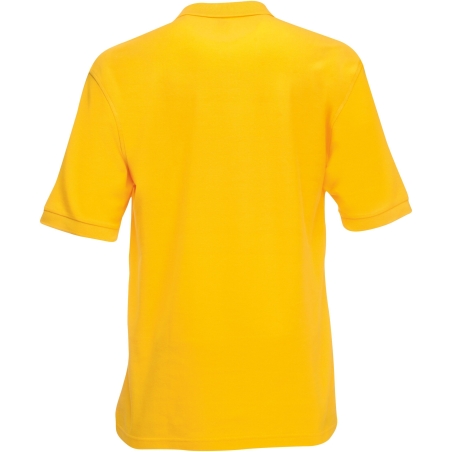 Polo homme 65/35 Fruit of the Loom Jaune (Sunflower) – vue 2