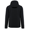 Veste Softshell 3 couches à capuche manches amovibles Noir Kariban – vue 2