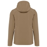 Veste Softshell 3 couches à capuche manches amovibles Kariban Marron – vue 2