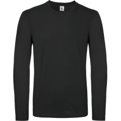 T-shirt manches longues homme Noir B&C E150