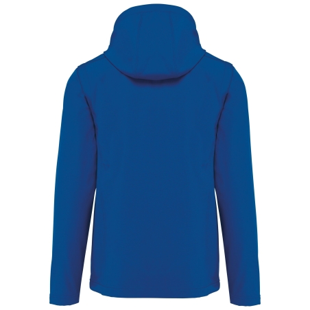 Veste Softshell 3 couches à capuche manches amovibles Bleu Kariban – vue 2