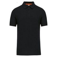 Polo écoresponsable homme Noir – WK. Designed To Work