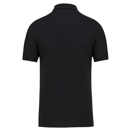 Polo écoresponsable homme Noir – WK. Designed To Work – vue 2