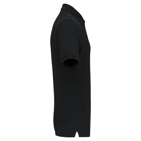 Polo écoresponsable homme Noir – WK. Designed To Work – vue 3