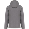 Veste Softshell 3 couches capuche manches amovibles Gris Kariban – vue 2