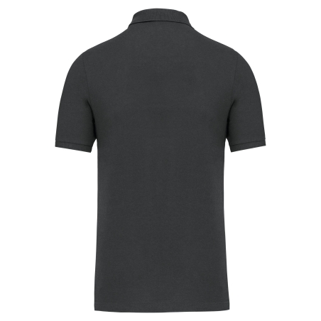 Polo écoresponsable gris homme WK. Designed To Work – vue 2