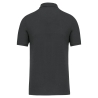 Polo écoresponsable gris homme WK. Designed To Work – vue 2