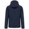 Veste Softshell 3 couches à capuche Marine Kariban – Manches amovibles – vue 2