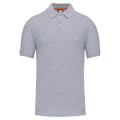 Polo écoresponsable Oxford Grey WK. Designed To Work – Gris