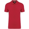 Polo écoresponsable Rouge homme WK. Designed To Work