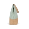 Sac shopping coton et jute Kimood – Coloris Vert Sauge – vue 2