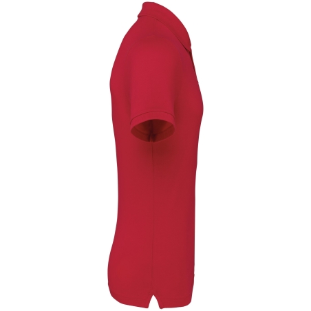 Polo écoresponsable Rouge homme WK. Designed To Work – vue 3