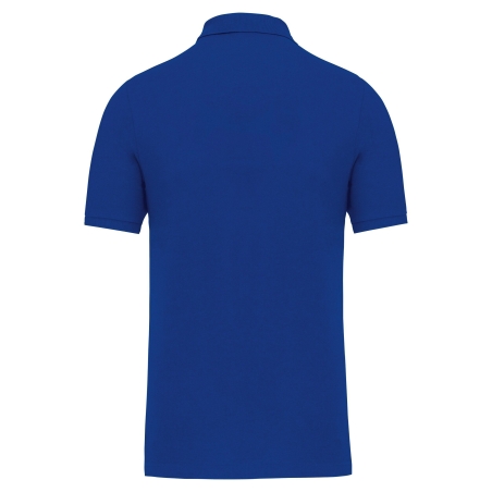Polo écoresponsable Bleu Royal WK. Designed To Work – Homme – vue 2