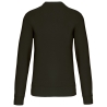 Sweat-shirt col rond unisexe Vert Dark Khaki Kariban 360 g/m² – vue 2