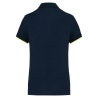 Polo Day To Day contrasté manches courtes femme Marine – WK. Designed To Work – vue 2
