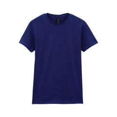 T-shirt femme col rond Softstyle Marine – Gildan