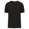 T-shirt col rond écoresponsable Noir WK. Designed To Work