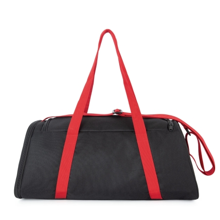 Sac de sport compartiment chaussures Kimood Noir/Rouge – vue 2