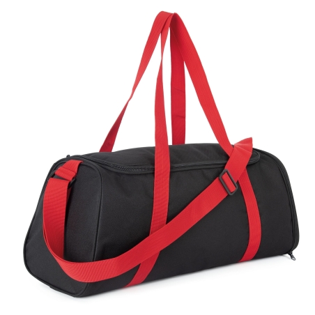 Sac de sport compartiment chaussures Kimood Noir/Rouge – vue 4