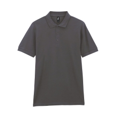 Polo piqué Hammer Gildan 223 g/m² – Gris Charcoal