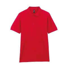 Polo piqué Hammer rouge 223 g/m² – Gildan