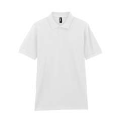 Polo piqué Hammer blanc 223 g/m² – Gildan
